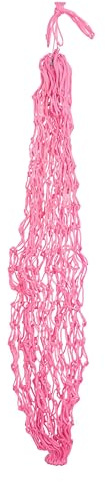 Imperial Riding Heunetz IRH Fein, großes Heunetz aus Nylon mit feiner Masche, 6x6 cm Lochgröße, 95 cm Länge, Ø 90 cm, Neon Pink, 1SIZE