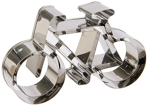 RBV Birkmann 1010724010 Ausstechform Fahrrad, 11 cm, Kunststoff, Grau, 5 x 3 x 2 cm