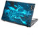 TaylorHe Folie Sticker Skin Vinyl Aufkleber mit bunten Mustern für 15 Zoll 15,6 Zoll (38cm x 25,5cm) Laptop Skin Energie verschieben, Blau, Fluss
