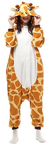LBJR Ganzkörper Kostüm Jumpsuit Onesie Tier Fasching Karneval Halloween kostüm Cosplay Schlafanzüge Erwachsene