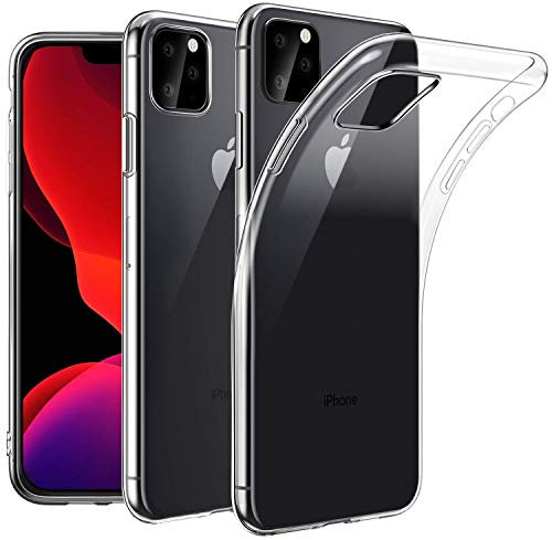 KP TECHNOLOGY iPhone 11 Pro Max Case, HD Clear Ultra Thin Slim Fit Soft TPU Protective Case, Shock-Absorption Anti-Scratch Cover for iPhone 11 Pro Max