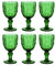 BUTLERS Weingläser 6er Set 230ml Vintage Kelchgläser -VICTORIAN- Wassergläser mit Fuß | Retro Gläser mit Prägung & spülmaschinenfest | für Rotwein, Wasser, Cocktails