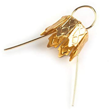 10 Hütchen Kronen für Weihnachtskugel Weihnachten Advent Schmuck (Gold Kappe 8mm)