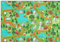 Carpet Studio Teppich Kinderzimmer 140x200cm, Kinderteppich, Spielteppich Straße Jungen & Mädchen, Teppiche für Babyzimmer, Schlafzimmer & Spielzimmer, Antirutsch, 30°C waschbar - Hiking