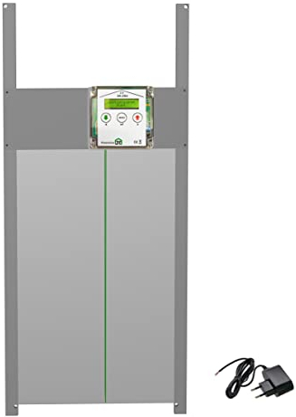 JOSTechnik automatische Hühnerklappe HK2-RG Rahmengerät mit Gänseklappe 340x550 mm