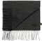 Bovari Kaschmir Schal Herren – 100% Kaschmir/Cashmere – Premium Qualität – 180 x 31 cm - viele Farben (grau)