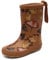Bisgaard Unisex Kinder Fashion Rain Boot, Camel Flowers, 33 EU