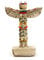 Kocris Casa Indische Totem Pole Reptilien Tank Terrarium Dekorationen Dekor Indianer Stamm Clan Skulptur Alte Kultur Eidechse Spinne Tanks Hawaiische Statue Figur Dekor Ornament Aquarium Beign