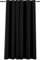 vidaXL Verdunkelungsvorhang mit Ösen Verdunkelungsvorhang Kräuselband Thermo Gardine Blickdicht Thermovorhang Leinenoptik Anthrazit 290x245cm