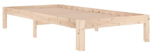 vidaXL Bed Frame without Mattress 90x190cm Single