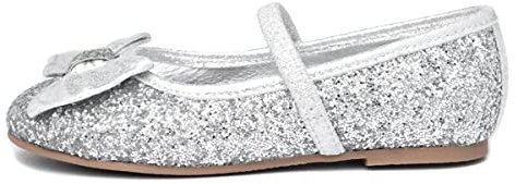 Lilley Sparkle Girls Silver Ballerina - Size 9 Child UK - Multicolour