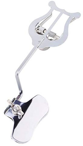 Vaguelly Trombone Lyre Sheet Music Holder- 18CM, Trombone Marching Lyre Clamp- on Vertical Music Sheet Clip