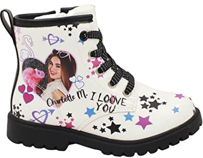 Easy Shoes Anfibio Charlotte M bianco con cerniera laterale (numeric_26)