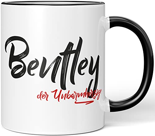 JUNIWORDS Tasse, Bentley, der Unbarmherzige, Schwarz (5215831)