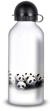 Borraccia in alluminio, in acciaio inox (thermos 24h) riutilizzabile da 330 ml a 750 ml, (alluminio, borraccia sportiva 650 ml)