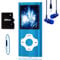 Hotechs Slim Design MP3 Player MP4 Player with 32GB Memory Card Digital LCD Display 1.8 Inch Display FM Radio
