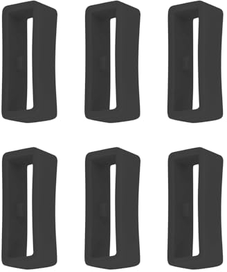 20mm Uhrenarmband Schlaufe Kompatibel mit Withings Steel HR 40mm, 6 Stück Silikon Ersatz Schlaufe Armband Sicherer Silikonring Armbanduhr Schlaufe für Withings Steel HR 40mm