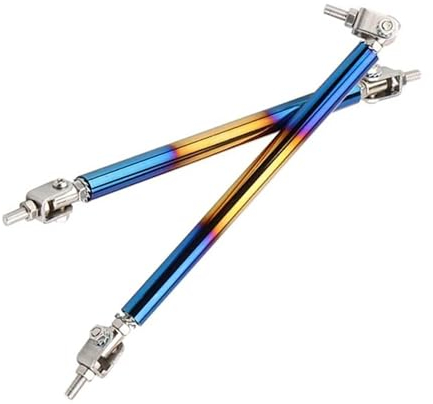 Auto Frontspoiler Für E46 E90 E60 E36 E39 F10 F20 F30 Auto Zubehör Universal Frontschürze Lip Splitter Spoiler Strut Stange Krawatte Unterstützung Bar Frontstoßstange Spoiler (Farbe : 15cm Colorful B