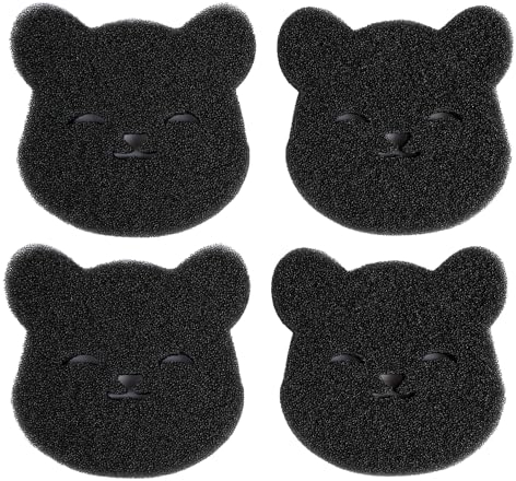 GroveEss 4 PCS Pet Hair Catcher Lint Remover Balls,Reusable Washing Machine Hair Catcher,for Removing Wool Cotton Fur Cleaning Tool