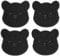GroveEss 4 PCS Pet Hair Catcher Lint Remover Balls,Reusable Washing Machine Hair Catcher,for Removing Wool Cotton Fur Cleaning Tool
