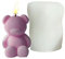 Candle Silikonform, Teddybär Form Silikon Kerze Seifenherstellung Form, Bär Silikonform, Bär Kerzenform Baby Bär Silikon Wiederverwendbare Tierform Kuchenform Für Süßigkeiten Schokolade