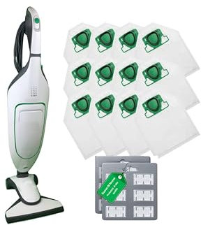 BUYBUY Kit 12 Sacchetti compatibili per Folletto VK200 MCS002B, 12 Profumi MCS009A