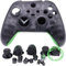 Deal4GO Komplettes Gehäuseset mit Trigger-Tasten, Thumbsticks, Stoßstange, D-Pad, Ersatz für Xbox Series X|S Controller (20. halbtransparent), Weiß, limitierte Auflage