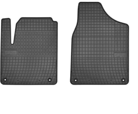 Wielganizator SolidPRO Gummimatten passend für Volkswagen Sharan I (1995-2010) | Qualität: Premium - Genaue Passform, rutschfest 2-teilig Fußmatten- Schwarz