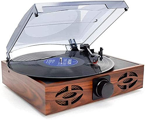 SGKOMN Grammofono, Giradischi in Vinile, grammofono Antico, retrò, Vintage, Classico, Moderno, casa, Soggiorno, Europeo, 2