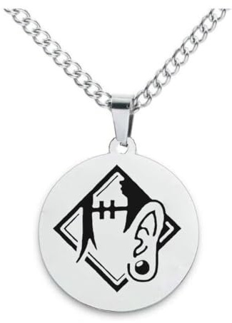 fycouyee Mode Hip-Hop Schmuck Edelstahl Halskette Knöterich Yuhito Rose Anhänger