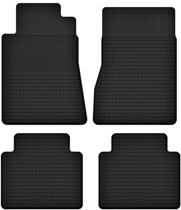 Gummimatten passend für Mercedes E KLASSE W210 / W211 / W212 4-teiliges schwarz Fußmatten