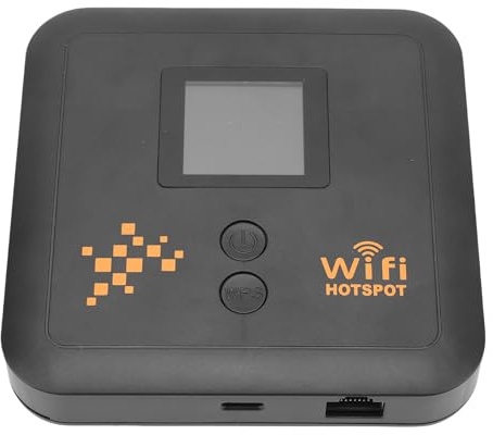 HELEVIA Router Hotspot WiFi, Doppio Banda 4G Cat12 600 Mbps SIM Portatile SIM Router Wireless, per Viaggi in Viaggio D'affari