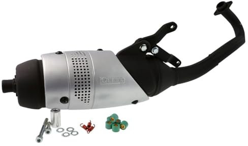 LeoVince Touring 5562 exhaust compatible with Piaggio/Vespa Gilera Runner 50 DT/DD-Zip 50/Fast Rider/Fast Rider RST model 1992-01 with e-certificate 739.17.82