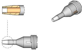 JBC Entlötspitze Serie C360, C360003/Ø 1,0 mm, Außen-Ø 1,4 mm, Pincleaning C360003 (Entlötkartusche Entlötpatrone Entloetspitze Entloetkartusche Entloetpatrone 3600 Entlötdüse Entloetdüse)