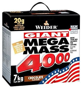 Weider Giant Mega Mass 4000 7kg - Chocolate