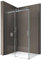 doporro Cabine de Douche 90x120 avec bac à Douche Paroi de Douche Montage Réversible avec Porte Coulissante Ravenna17 90x120x195cm Verre ESG Transparent 8mm