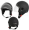 A-Pro Motorradhelm Motorrad Roller Jet Helm Demi Mit Viser Matt Schwarz S