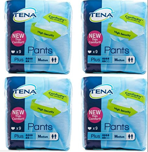 4 X Höschen Tampons TENA Pants Plus Größe m Windeln in Höschen Medium