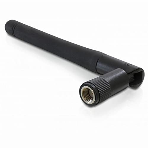 Delock 88395 WLAN 802.11 ac/a/b/g/n Antenne RP-SMA 2 dBi omnidirektional Gelenk