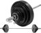 Bad Company Hantelset I Olympia Hantelscheiben 50/51 mm aus Gusseisen (2 x 1,25 kg, 2 x 2,5 kg und 2 x 5 kg, 2 x 10 kg, 2 x 15 kg, 2 x 20 kg, 2 x 25 kg) inkl. Langhantelstange 220 cm I Komplett-Set 175,5 kg