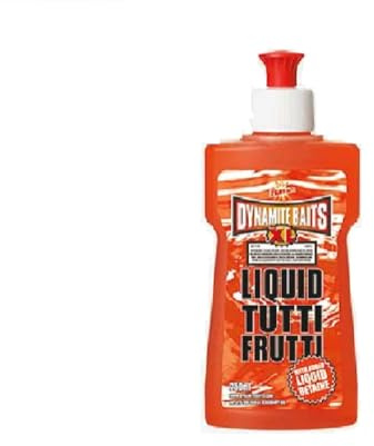 Dynamite Baits XL Lockstoffe, flüssig, 250 ml, Fläschchen mit Geschmack von Tutti Frutti