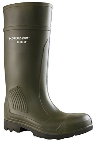 Dunlop Purofort Professional Safety C462933 Boxed Wellington - Green - Green - size 4