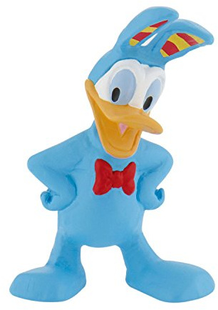 Bullyland 15427 - Spielfigur, Walt Disney - Donald Duck - Ostern, ca. 5,5 cm