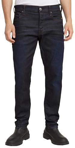 G-STAR Hombres 3301 Regular Tapered Jeans, Azul (Dk Aged 51003-7209-89), 36W / 32L