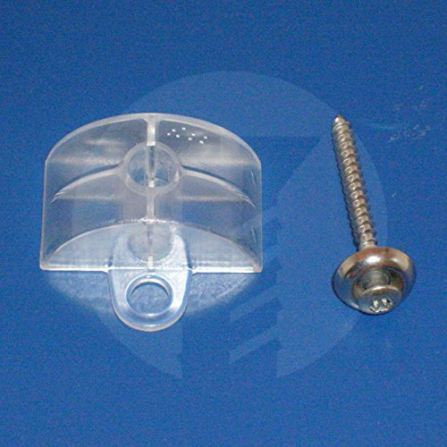 100Stck Abstandhalter Rundprofil 76/18 + 100 Spenglerschrauben 4,5x55 A2 V2A