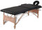 vidaXL Massagetisch Massageliege Bank Kosmetik Therapieliege 2 Zonen mit Tasche