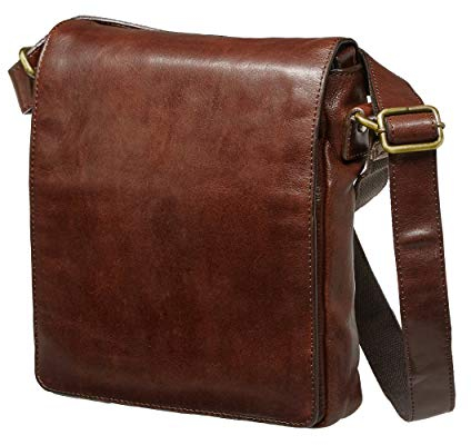Leonhard Heyden Cambridge Messenger Bag S Redbrown