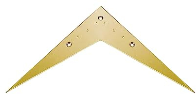 Boston Saitenhalter für E-Gitarre, V-Form, Saitenführung durch den Korpus, gold