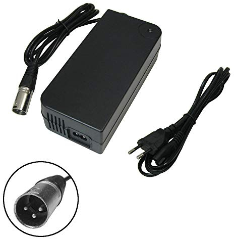 Trade-Shop 4A Chargeur rapide pour batteries 48 V avec prise XLR 3 broches 18,5 mm x 15,5 mm