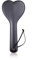 Hanyi Herzform Leder SM Paddel Peitsche Fetisch Flirten Spanking Paddle Sexspielzeug, Schwarz